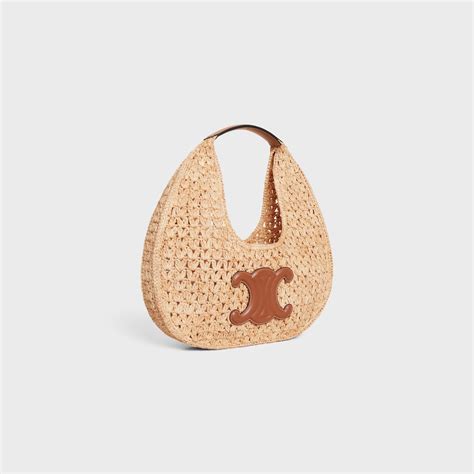 CELINE PANIER HOBO RAFFIA BAG 